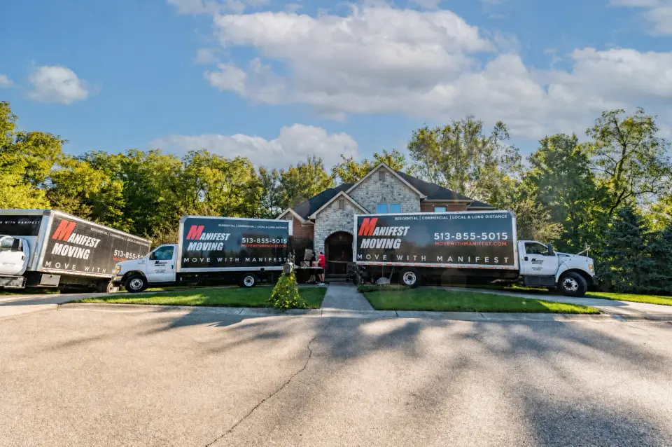 Manifest Moving trucks ready for an Ohio move